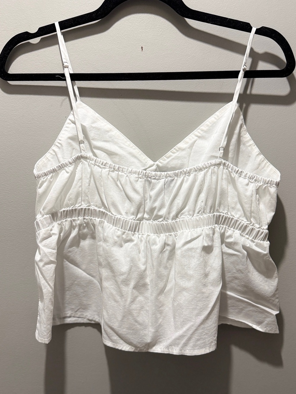 Cotton Candy Cammy Peplum Tank -
White - Picture 3 of 5